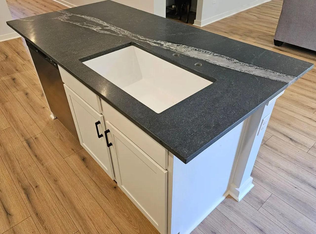 Black Fusion Granite Countertop