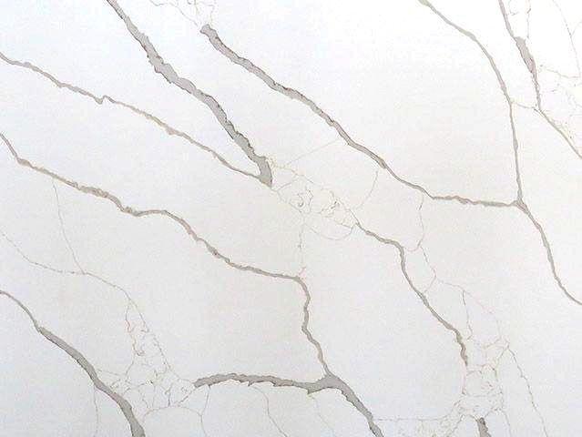 Calacatta Sponda Gold quartz countertop slab sample