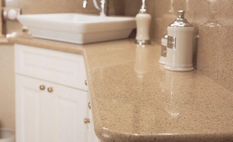 Full Bullnose Quartz Countertop Edge