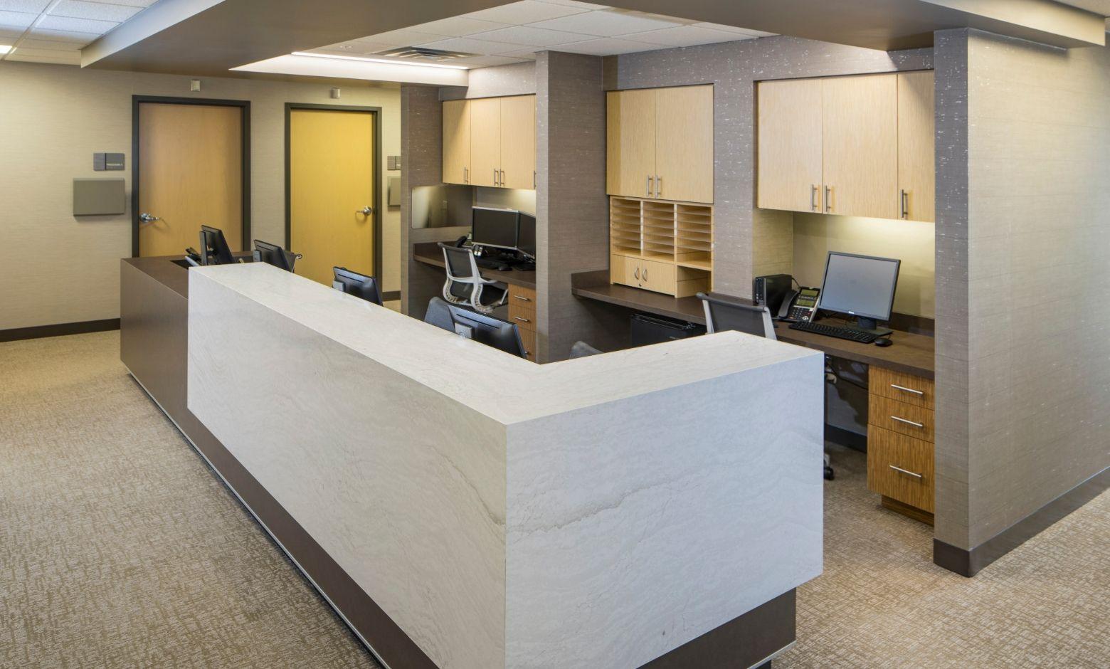 Ironsbridge Quartz Office Counter