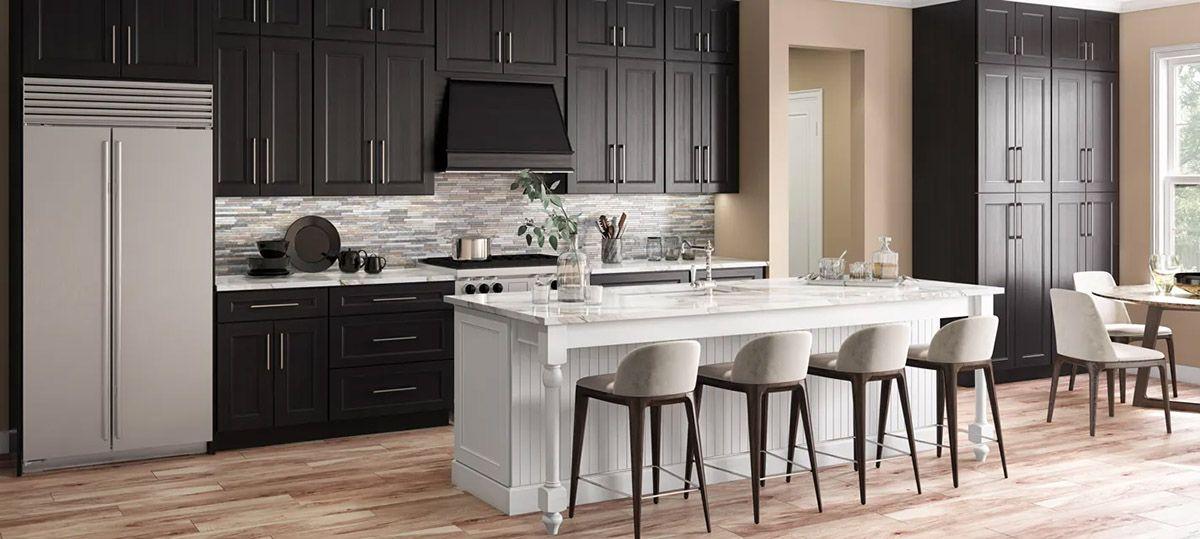 Espresso Maui Kitchen Cabinets