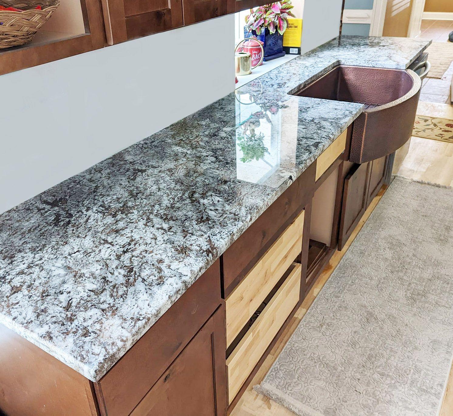 Bianco Antico Granite Countertop