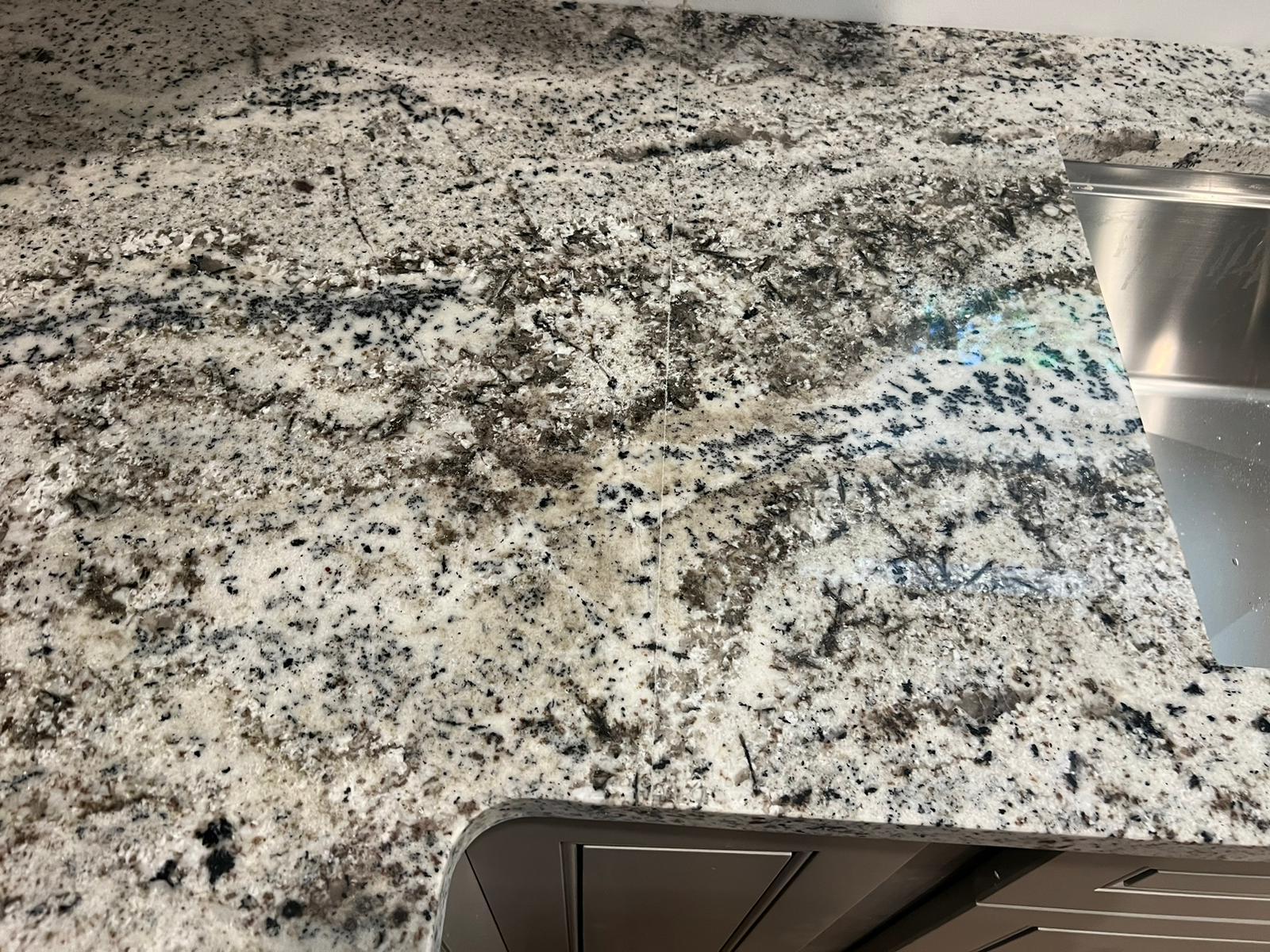 Biscotti White Granite Closeup