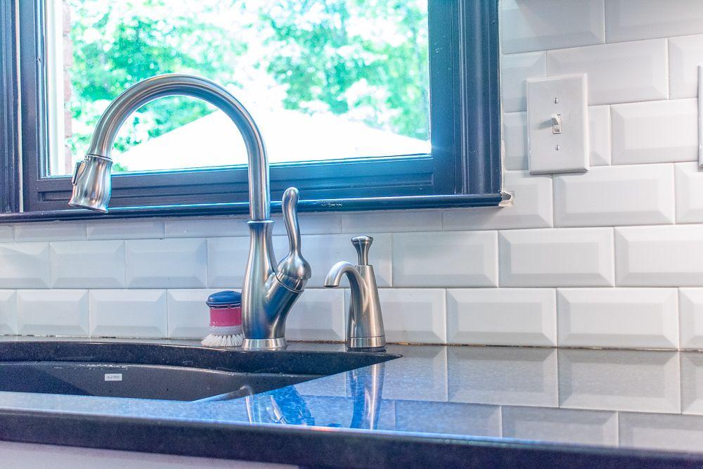 Black Pearl Granite Sink Closeup