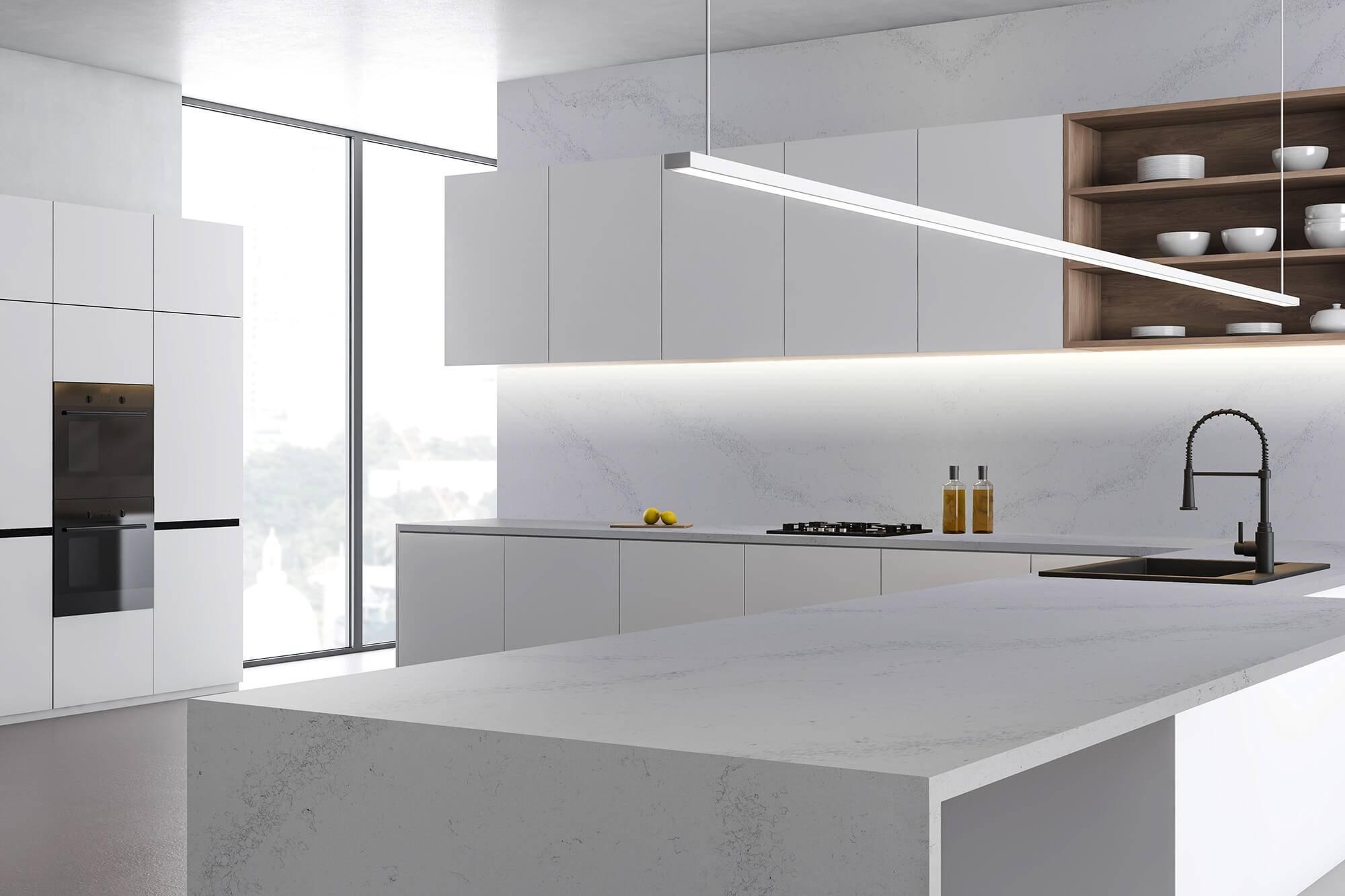 Calacatta Aria Quartz Countertop