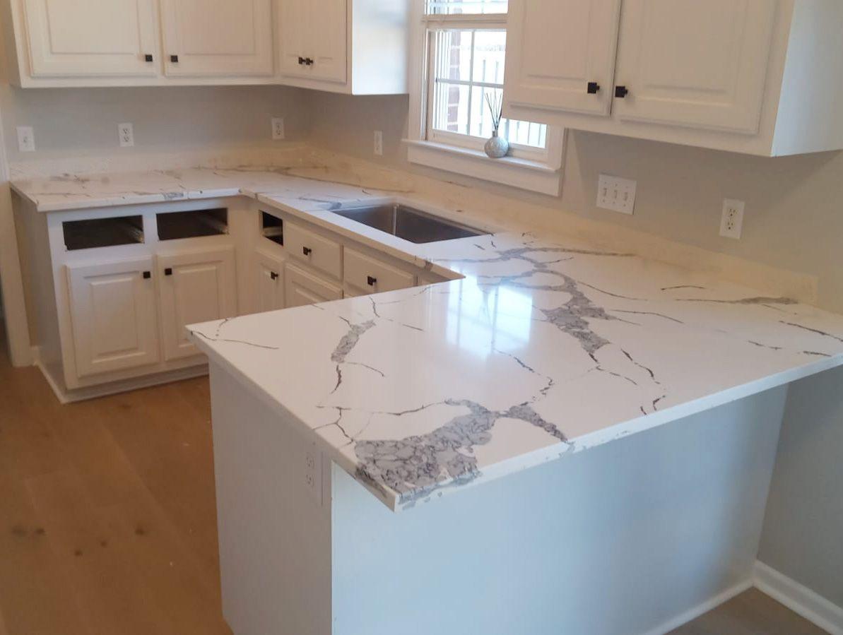 Calacatta Lagoon Quartz Countertops