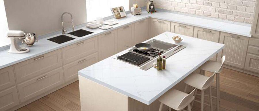 Calacatta Mirragio Gold Quartz Countertops