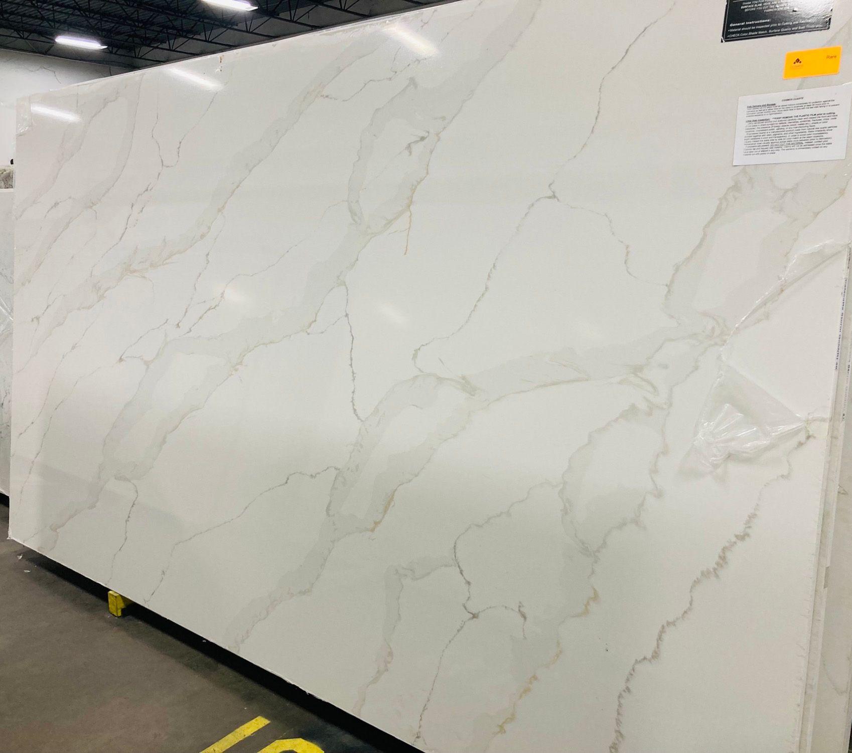 Calacatta Storm Gold Quartz Slab