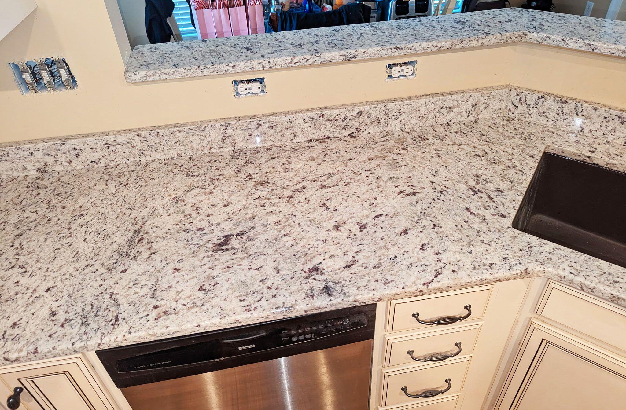 Dallas White Granite Countertop