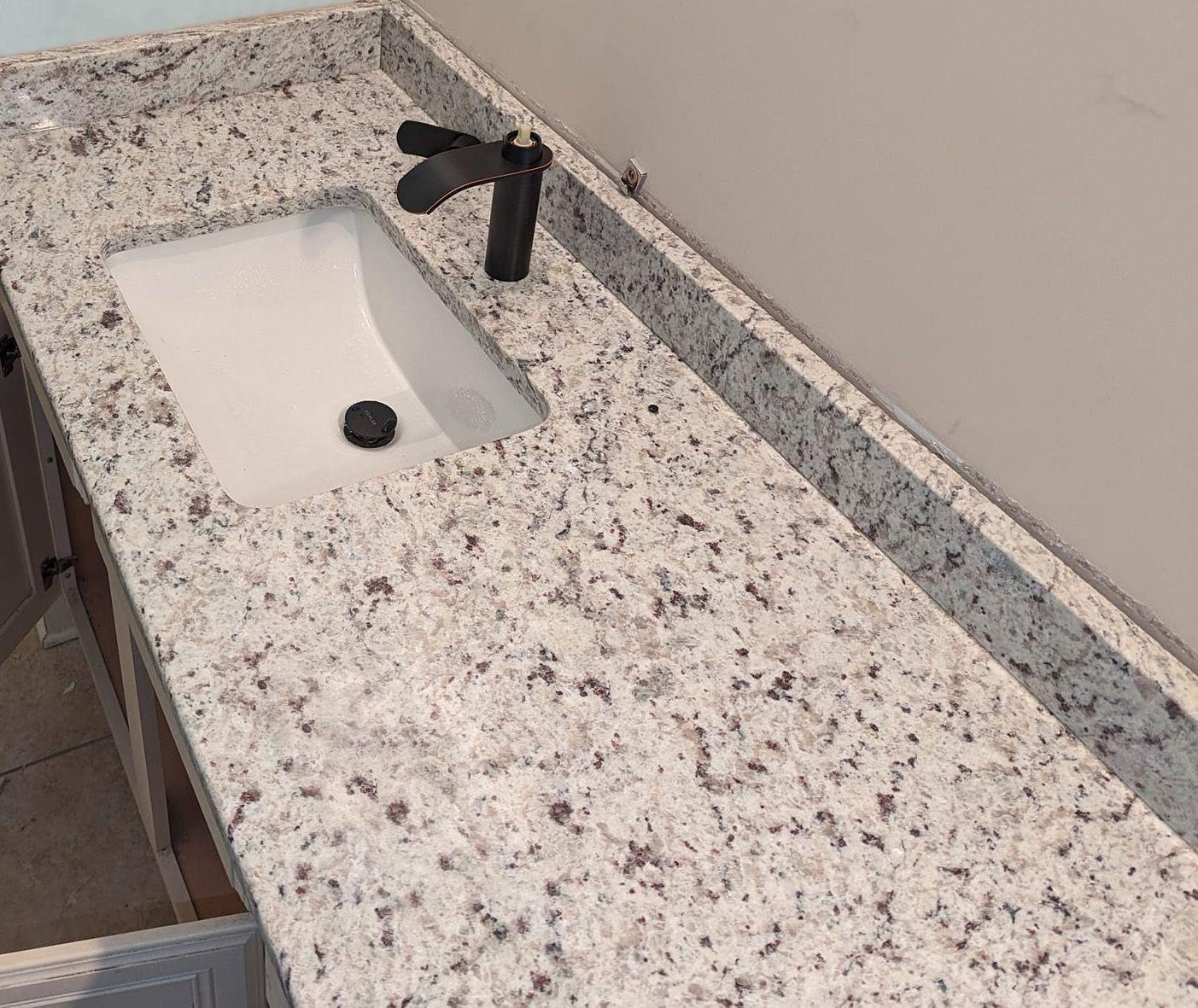 Dallas White Granite Vanity