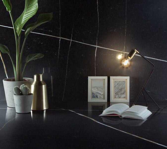 Et Noir Quartz Study Room Countertops