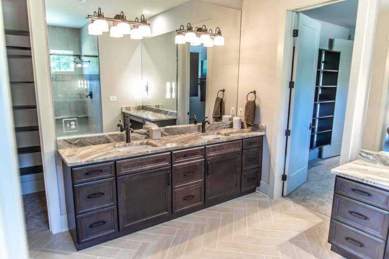 Fantasy Brown Marble Vanity