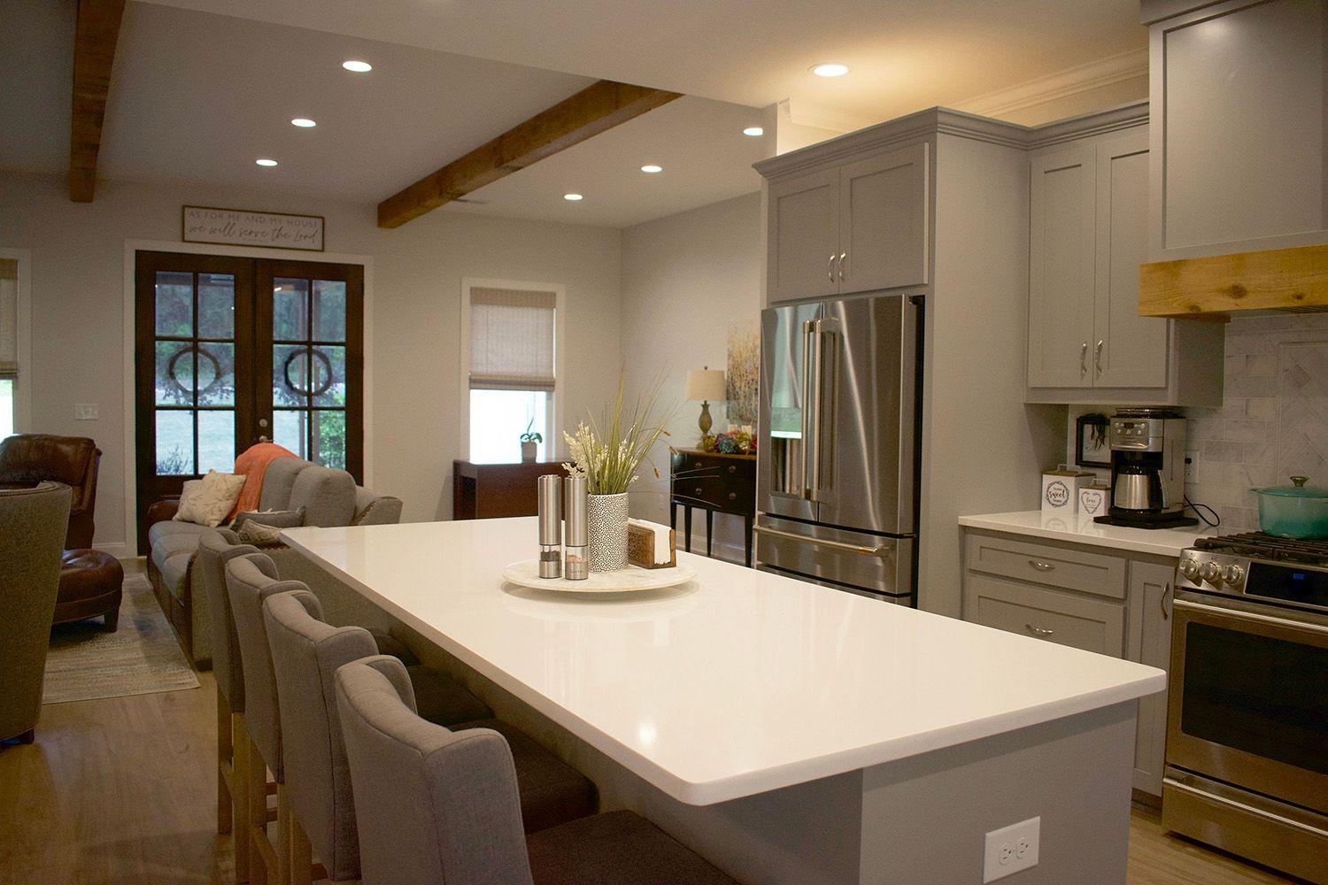 White Zen Quartz Countertops