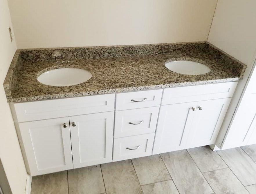 Santa Cecilia Granite Double Vanity