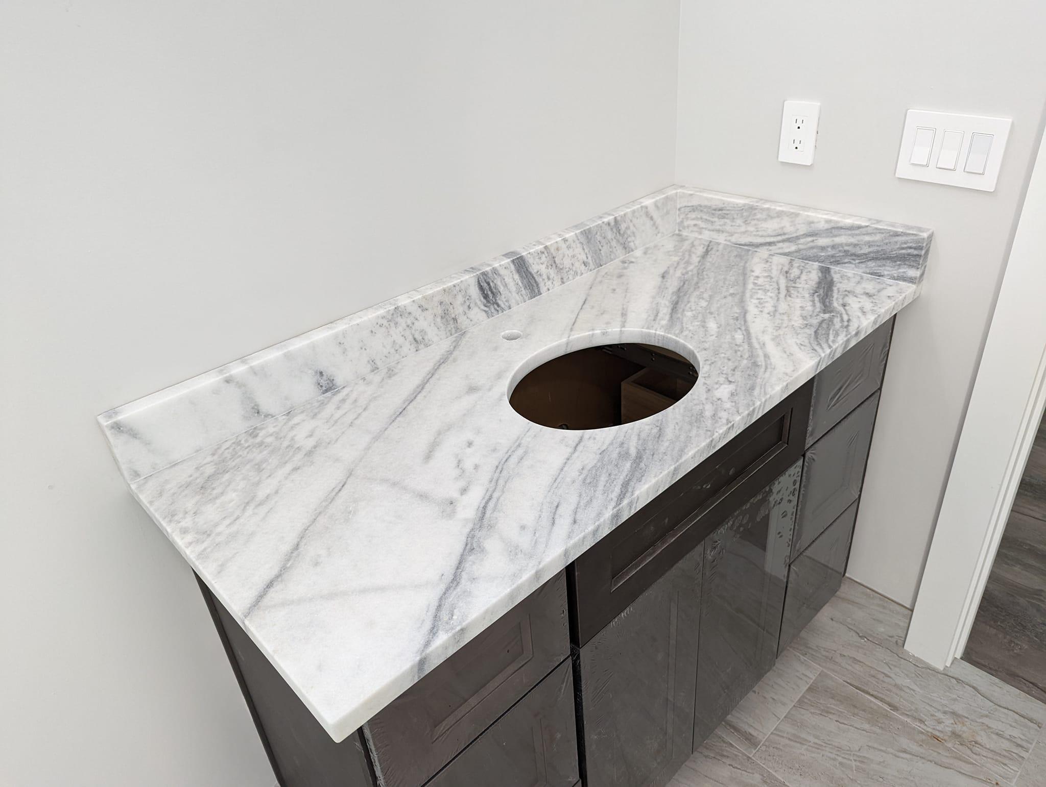 Shadow Storm Marble Vanity