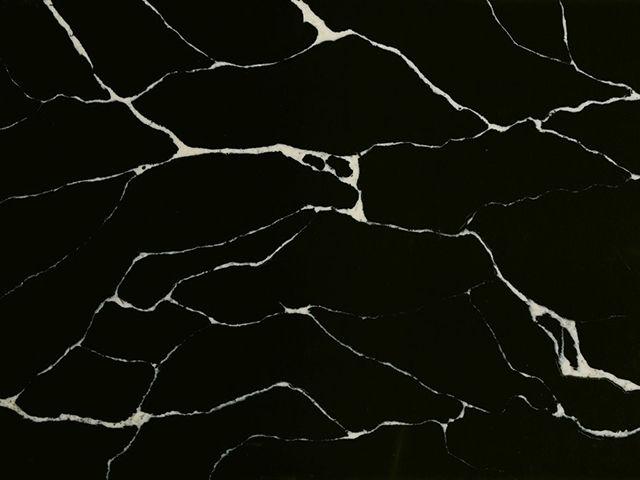 Statuario Nero Quartz Countertop Sample