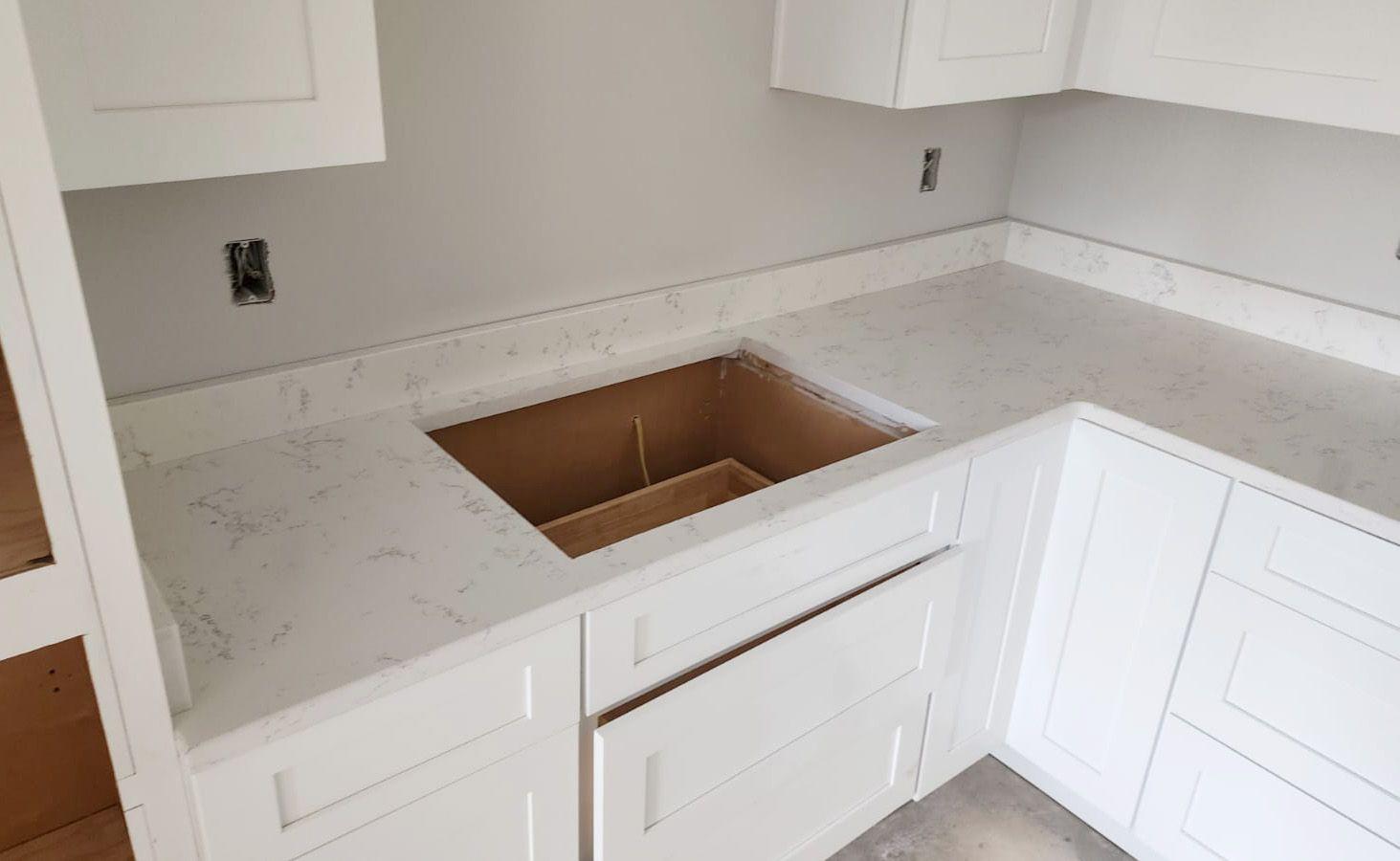 Super White Quartz Countertops