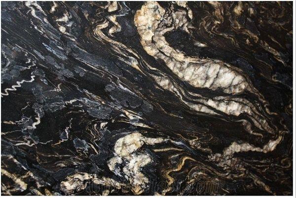 Titanium Black Granite Countertop Sample