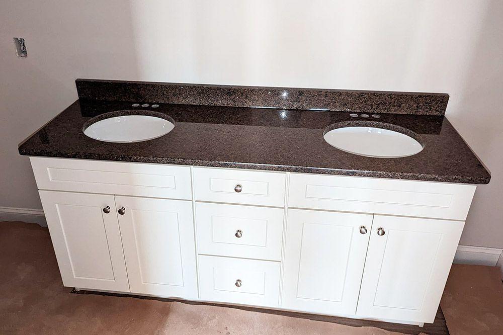 Tropic Brown Granite Vanity