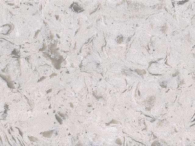 Tropical White Quartz Countertop Sample