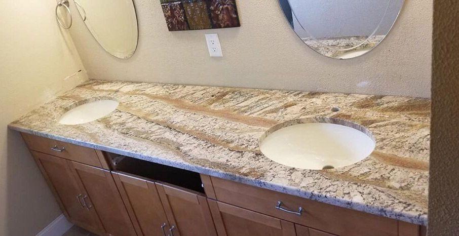 Typhoon Bordeaux Granite Double Vanity