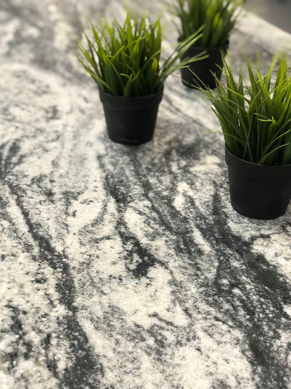 Viscon White Granite Countertop Closeup